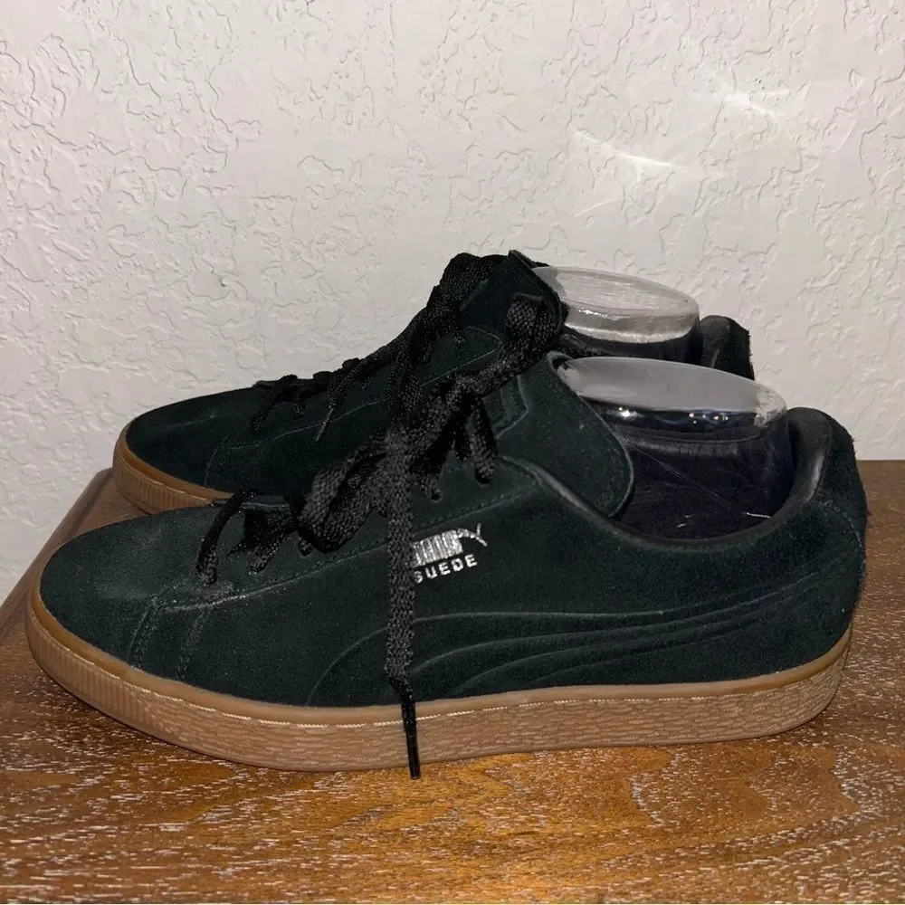 Puma Suede Lace Up Gum Sneaker Shoes
